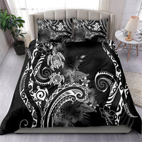 Aloha Hawaii Turtles Floral Bedding Set Obsidian Glaze LT7 - Polynesian Pride