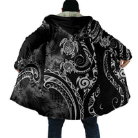 Aloha Hawaii Turtles Floral Cloak Obsidian Glaze LT7 - Polynesian Pride