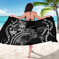 Aloha Hawaii Turtles Floral Sarong Obsidian Glaze LT7 - Polynesian Pride