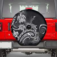 Aloha Hawaii Turtles Floral Spare Tire Cover Obsidian Glaze LT7 - Polynesian Pride