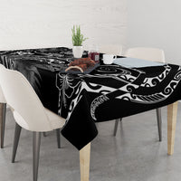 Aloha Hawaii Turtles Floral Tablecloth Obsidian Glaze LT7 - Polynesian Pride