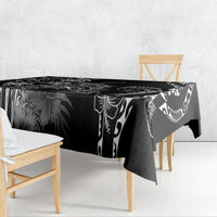Aloha Hawaii Turtles Floral Tablecloth Obsidian Glaze LT7 - Polynesian Pride