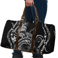 Aloha Hawaii Turtles Floral Travel Bag Obsidian Glaze LT7 - Polynesian Pride