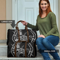 Aloha Hawaii Turtles Floral Travel Bag Obsidian Glaze LT7 - Polynesian Pride