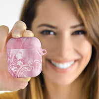 Aloha Hawaii Turtles Floral AirPods Case Pink Marbles Glaze LT7 - Polynesian Pride
