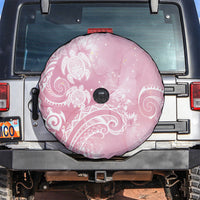 Aloha Hawaii Turtles Floral Spare Tire Cover Pink Marbles Glaze LT7 Pink - Polynesian Pride