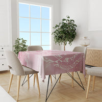 Aloha Hawaii Turtles Floral Tablecloth Pink Marbles Glaze LT7 - Polynesian Pride