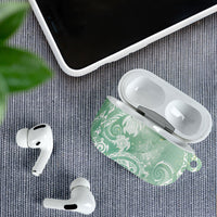 Aloha Hawaii Turtles Floral AirPods Case Seafoam Marbles Glaze LT7 - Polynesian Pride