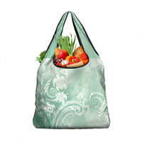 Aloha Hawaii Turtles Floral Grocery Bag Seafoam Marbles Glaze LT7 1-pack One Size Seafoam - Polynesian Pride
