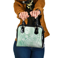 Aloha Hawaii Turtles Floral Shoulder Handbag Seafoam Marbles Glaze LT7 One Size Seafoam - Polynesian Pride