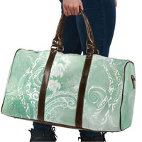 Aloha Hawaii Turtles Floral Travel Bag Seafoam Marbles Glaze LT7 - Polynesian Pride
