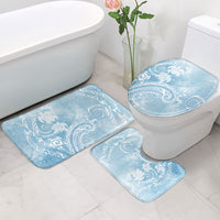 Aloha Hawaii Turtles Floral Bathroom Set Aqua Marbles Glaze LT7 - Polynesian Pride