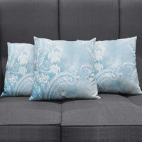 Aloha Hawaii Turtles Floral Pillow Cover Aqua Marbles Glaze LT7 - Polynesian Pride