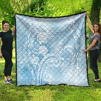 Aloha Hawaii Turtles Floral Quilt Aqua Marbles Glaze LT7 - Polynesian Pride
