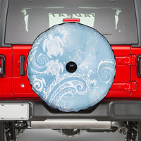 Aloha Hawaii Turtles Floral Spare Tire Cover Aqua Marbles Glaze LT7 - Polynesian Pride