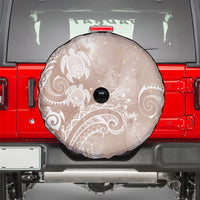 Aloha Hawaii Turtles Floral Spare Tire Cover Taupe Marbles Glaze LT7 - Polynesian Pride