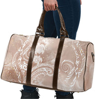 Aloha Hawaii Turtles Floral Travel Bag Taupe Marbles Glaze LT7 - Polynesian Pride