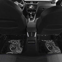 Tahiti Islands Polynesian Plumeria Car Mats Tahitian Vahine 'Ote'a - Black