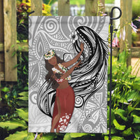 Tahiti Islands Polynesian Plumeria Garden Flag Tahitian Vahine 'Ote'a - White LT7 Garden Flag White - Polynesian Pride
