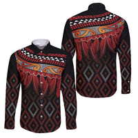 Aotearoa Maori Ngapuhi Iwi Family Matching Puletasi and Hawaiian Shirt Korowai Tukutuku Kaokao Motifs