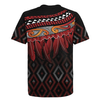 Aotearoa Maori Ngapuhi Iwi Rugby Jersey Korowai Tukutuku Kaokao Motifs