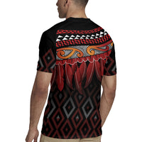 Aotearoa Maori Ngapuhi Iwi Rugby Jersey Korowai Tukutuku Kaokao Motifs