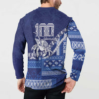 Queen Salote College 100th Anniversary Button Sweatshirt QSC Royal Girls - Polynesian Pride