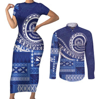 Queen Salote College 100th Anniversary Couples Matching Short Sleeve Bodycon Dress and Long Sleeve Button Shirt QSC Royal Girls - Polynesian Pride