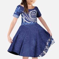 Queen Salote College 100th Anniversary Family Matching Long Sleeve Bodycon Dress and Hawaiian Shirt QSC Royal Girls - Polynesian Pride