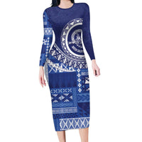 Queen Salote College 100th Anniversary Family Matching Long Sleeve Bodycon Dress and Hawaiian Shirt QSC Royal Girls - Polynesian Pride