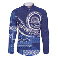 Queen Salote College 100th Anniversary Family Matching Off The Shoulder Long Sleeve Dress and Hawaiian Shirt QSC Royal Girls - Polynesian Pride