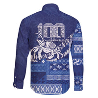 Queen Salote College 100th Anniversary Family Matching Off The Shoulder Long Sleeve Dress and Hawaiian Shirt QSC Royal Girls - Polynesian Pride