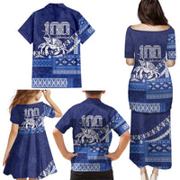 Queen Salote College 100th Anniversary Family Matching Puletasi and Hawaiian Shirt QSC Royal Girls - Polynesian Pride