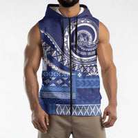 Queen Salote College 100th Anniversary Sleeveless Zip Hoodie QSC Royal Girls LT7 - Polynesian Pride