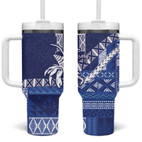 Queen Salote College 100th Anniversary Tumbler With Handle QSC Royal Girls - Polynesian Pride