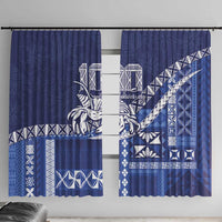 Queen Salote College 100th Anniversary Window Curtain QSC Royal Girls - Polynesian Pride