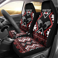 Personalised Taniko Motifs Aotearoa Car Seat Cover Waitangi Kowhaiwhai Kiwi