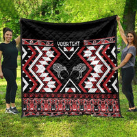 Personalised Taniko Motifs Aotearoa Quilt Waitangi Kowhaiwhai Kiwi LT7 - Polynesian Pride