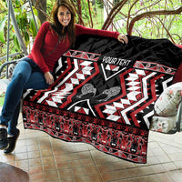 Personalised Taniko Motifs Aotearoa Quilt Waitangi Kowhaiwhai Kiwi LT7 - Polynesian Pride