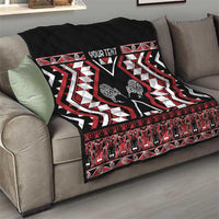 Personalised Taniko Motifs Aotearoa Quilt Waitangi Kowhaiwhai Kiwi LT7 - Polynesian Pride