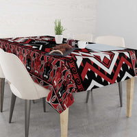 Personalised Taniko Motifs Aotearoa Tablecloth Waitangi Kowhaiwhai Kiwi