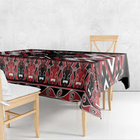 Personalised Taniko Motifs Aotearoa Tablecloth Waitangi Kowhaiwhai Kiwi