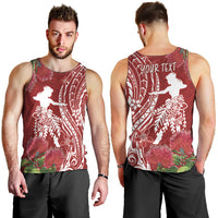 Personalised Hawaii Wahine Men Tank Top Women's Day Ohia Lehua LT7 - Polynesian Pride