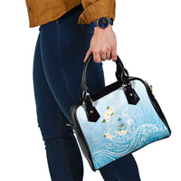 Guam Fishhook Mix Guasali Flowers Shoulder Handbag Dreaming Turquoise