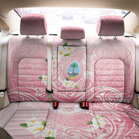 Guam Fishhook Mix Guasali Flowers Back Car Seat Cover Dreaming Coral LT7 - Polynesian Pride