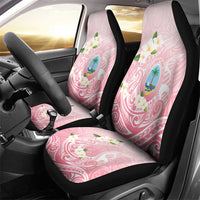 Guam Fishhook Mix Guasali Flowers Car Seat Cover Dreaming Coral LT7 - Polynesian Pride