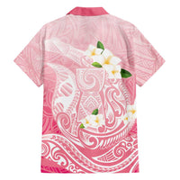 Guam Fishhook Mix Guasali Flowers Family Matching Off Shoulder Maxi Dress and Hawaiian Shirt Dreaming Coral