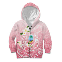 Guam Fishhook Mix Guasali Flowers Kid Hoodie Dreaming Coral