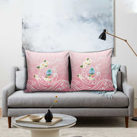 Guam Fishhook Mix Guasali Flowers Pillow Cover Dreaming Coral