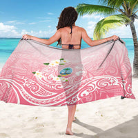 Guam Fishhook Mix Guasali Flowers Sarong Dreaming Coral